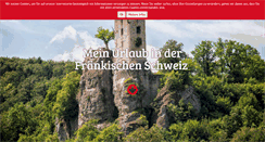 Desktop Screenshot of fraenkische-schweiz.com